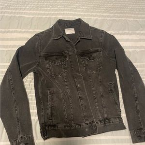 Black jean jacket